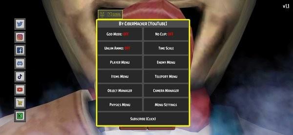 恐怖冰淇淋5黑客menu作弊菜单(Ice Scream 5)截图