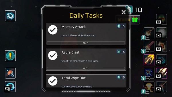 毁灭星球模拟器游戏截图