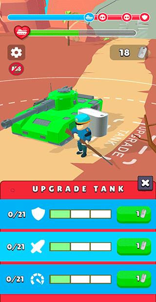 坦克指挥官3D陆军突击手游截图