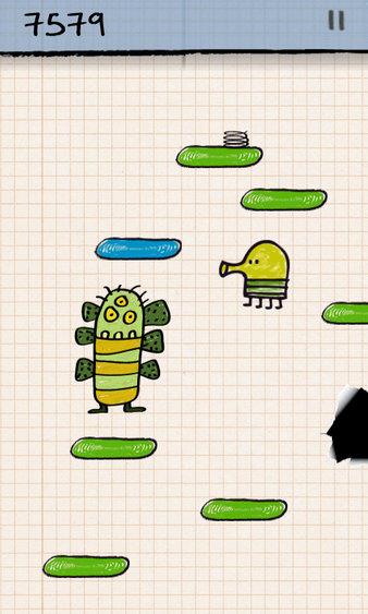 涂鸦跳跃游戏截图