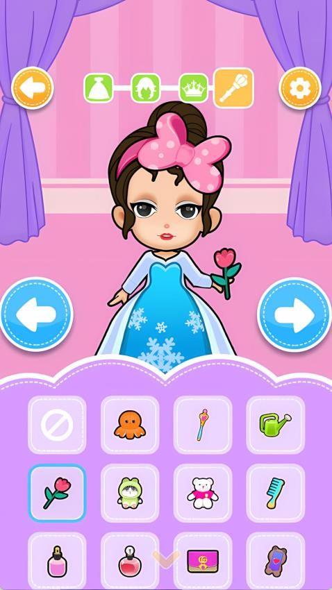公主娃娃装扮游戏
