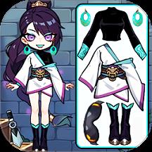 校园贴纸画游戏