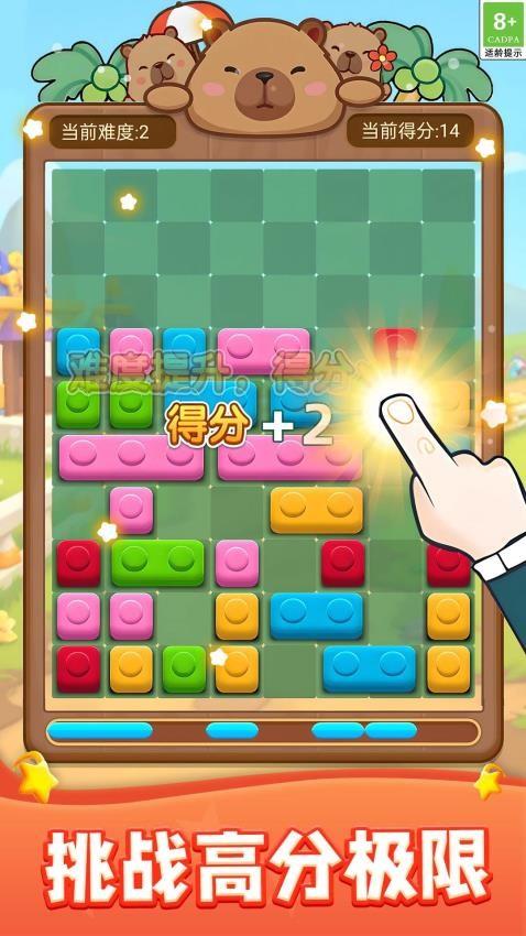 俄罗斯积木方块游戏截图