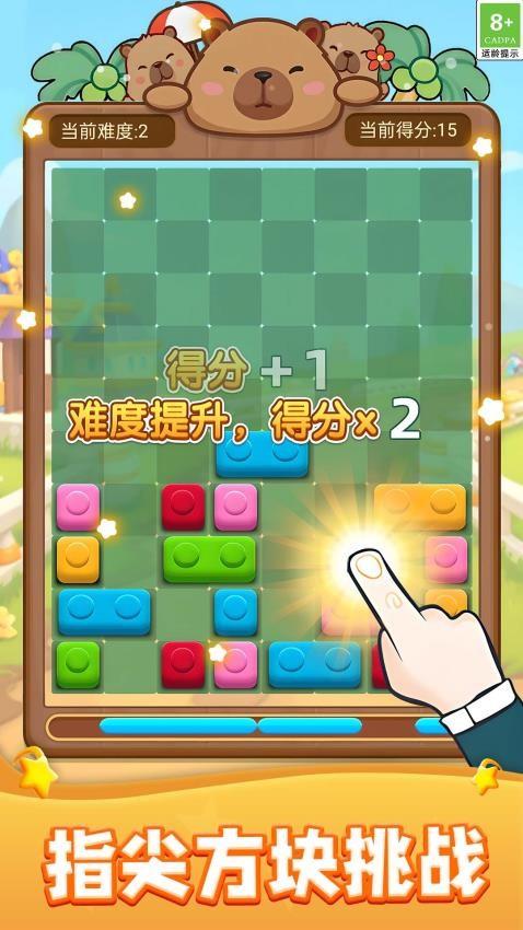 俄罗斯积木方块游戏截图