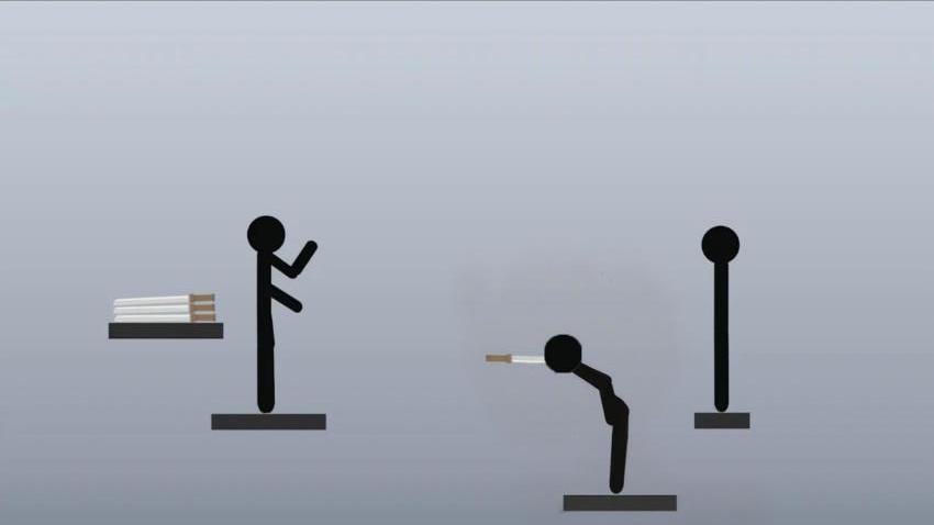 火柴人扔剑游戏截图