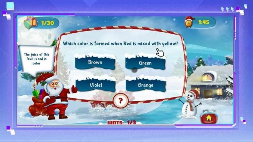 圣诞问答惊喜游戏