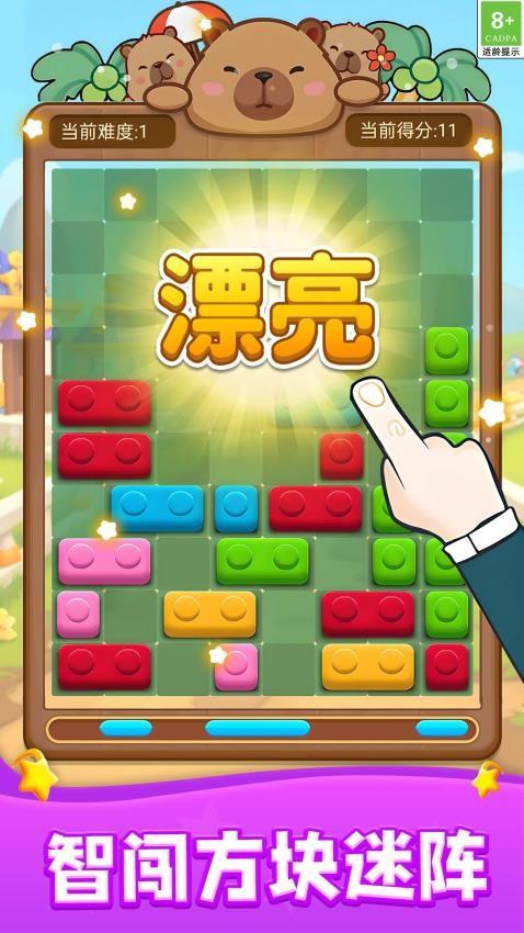俄罗斯积木方块游戏截图