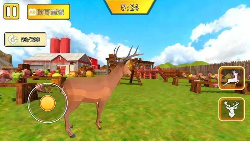 疯狂动物冒险游戏