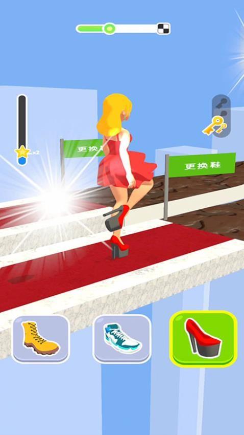 高跟鞋障碍跑游戏截图
