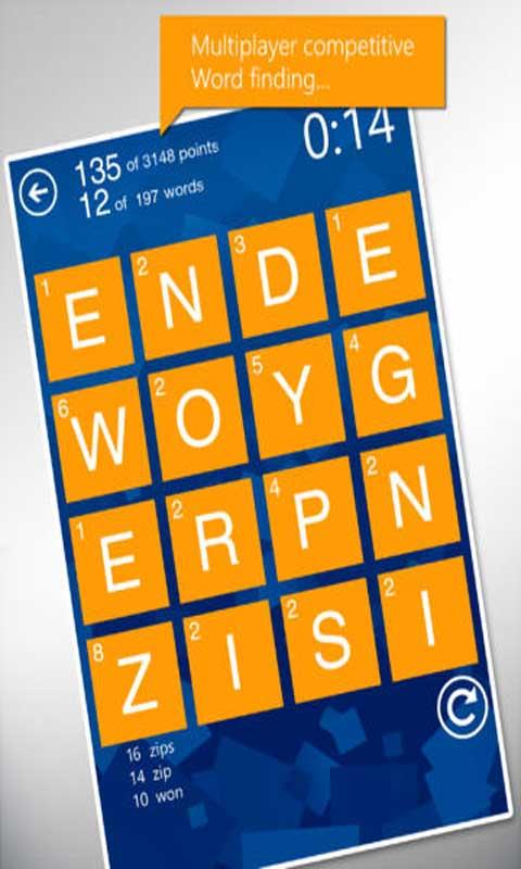 Wordament截图